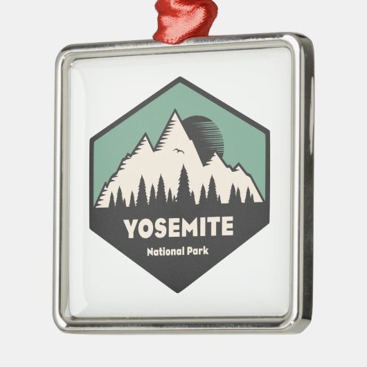 Nationaal park Yosemite Metalen Ornament (Links)