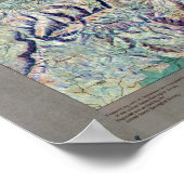  nationaal park Yosemite - noodkaart Poster (Hoek)