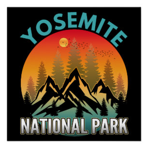 Nationaal park Yosemite Perfect Poster
