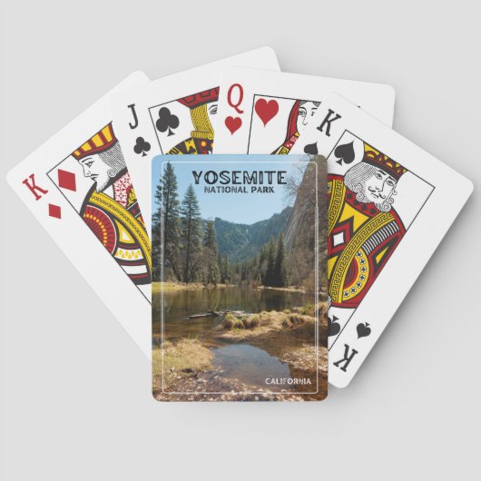 Nationaal park Yosemite Pokerkaarten (Achterkant)