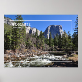 Nationaal park Yosemite Poster