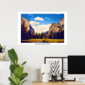 Nationaal park Yosemite Poster (Thuiskantoor)