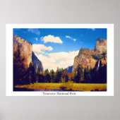 Nationaal park Yosemite Poster (Voorkant)