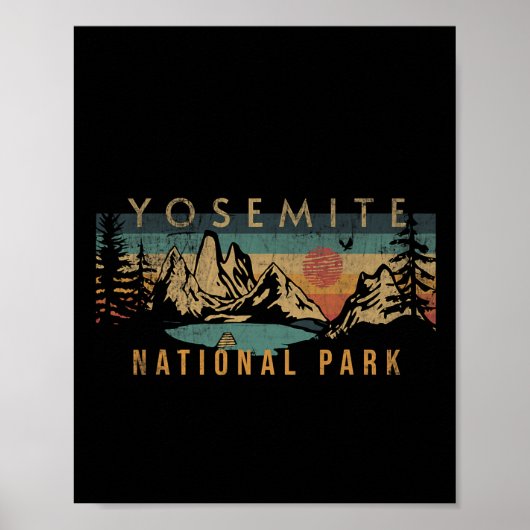 Nationaal park Yosemite Poster (Voorkant)