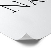 Nationaal park Yosemite Poster (Hoek)