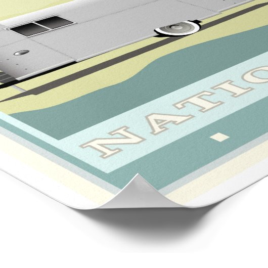 Nationaal park Yosemite Poster (Hoek)