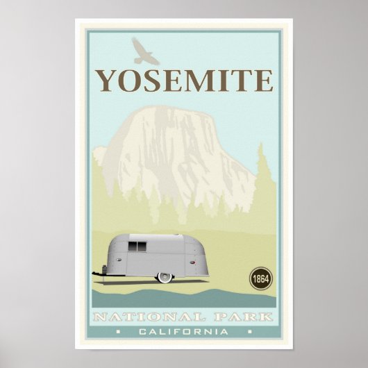 Nationaal park Yosemite Poster (Voorkant)
