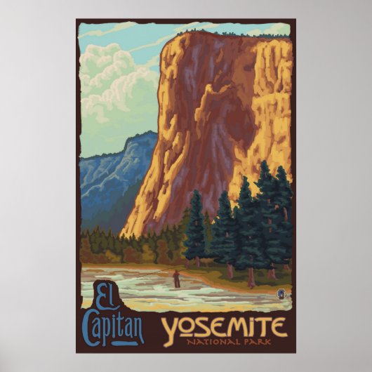 Nationaal park Yosemite, Poster El Capitan (Voorkant)