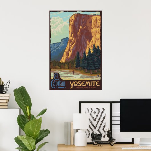 Nationaal park Yosemite, Poster El Capitan (Thuiskantoor)