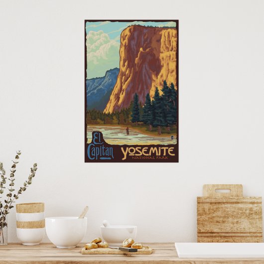 Nationaal park Yosemite, Poster El Capitan (Keuken)