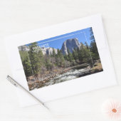 Nationaal park Yosemite Rechthoekige Sticker (Envelop)