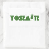 Nationaal park Yosemite Rechthoekige Sticker (Tas)