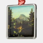 Nationaal park Yosemite: reflectie halfdome Metalen Ornament (Links)