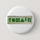 Nationaal park Yosemite Ronde Button 5,7 Cm (Voorkant)