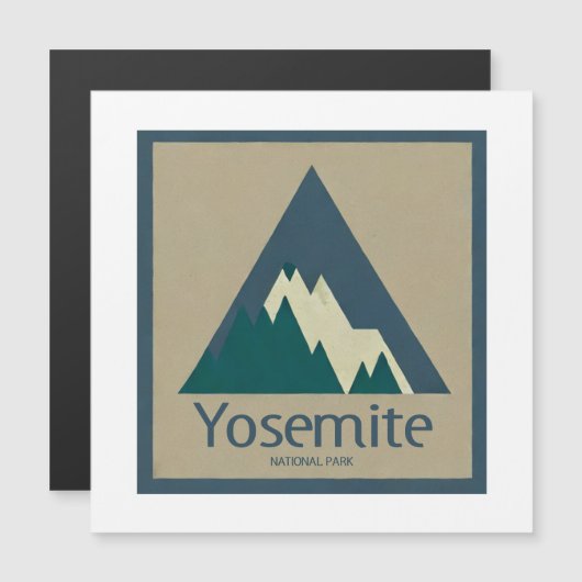 Nationaal park Yosemite Rustic (Voorkant / Achterkant)