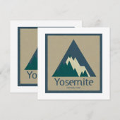 Nationaal park Yosemite Rustic (Voorkant / Achterkant)