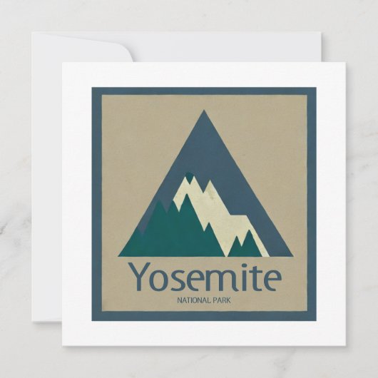 Nationaal park Yosemite Rustic (Voorkant)