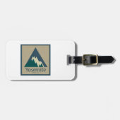 Nationaal park Yosemite Rustic Bagagelabel (Voorkant horizontaal)