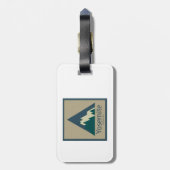 Nationaal park Yosemite Rustic Bagagelabel (Achterkant verticaal)