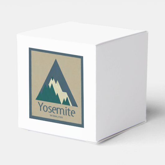 Nationaal park Yosemite Rustic Bedankdoosjes (Achterkant)