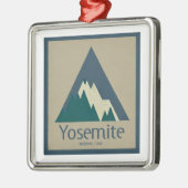 Nationaal park Yosemite Rustic Metalen Ornament (Links)