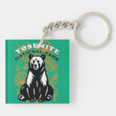 Nationaal park Yosemite Sleutelhanger (Achterkant)