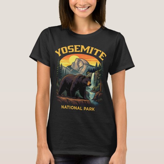 Nationaal park Yosemite T-shirt (Voorkant)