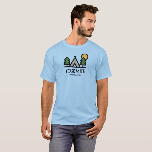 Nationaal park Yosemite T-shirt (Voorkant volledig)