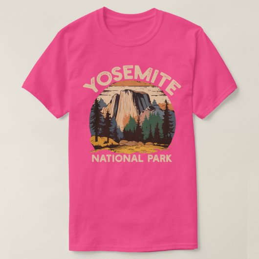 Nationaal park Yosemite T-shirt (Design voorkant)