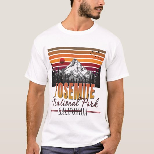 Nationaal park Yosemite T-shirt (Voorkant)