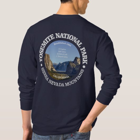 Nationaal park Yosemite T-shirt (Achterkant)