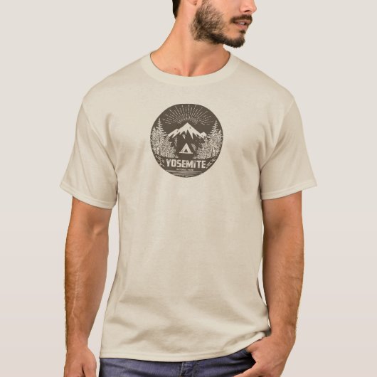Nationaal park Yosemite T-shirt (Voorkant)