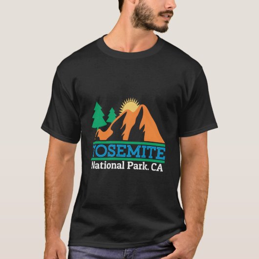 Nationaal Park Yosemite T-shirt (Voorkant)