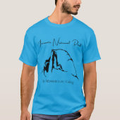 Nationaal park Yosemite T-shirt (Voorkant)