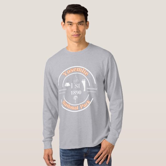 Nationaal park Yosemite T-shirt (Voorkant volledig)