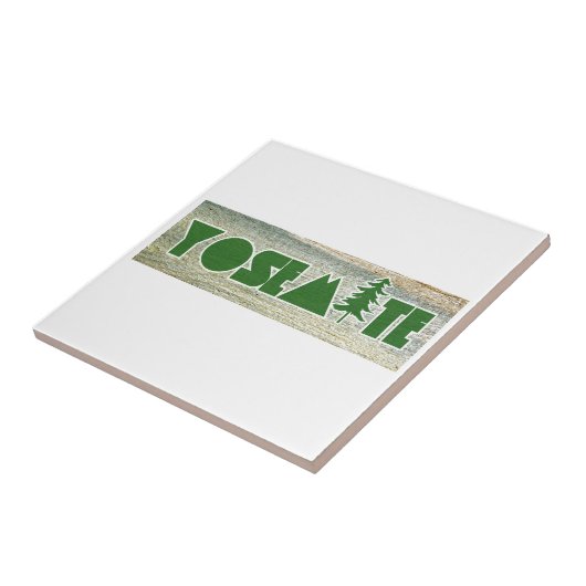 Nationaal park Yosemite Tegeltje (Zijkant)