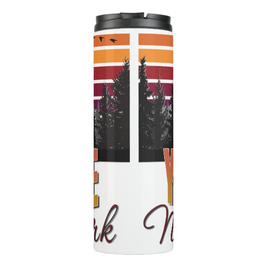 Nationaal park Yosemite Thermosbeker (Achterkant)