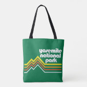 Nationaal park Yosemite Tote Bag (Achterkant)
