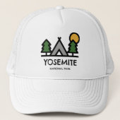 Nationaal park Yosemite Trucker Pet (Voorkant)