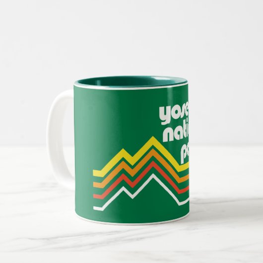 Nationaal park Yosemite Tweekleurige Koffiemok (Voorkant links)