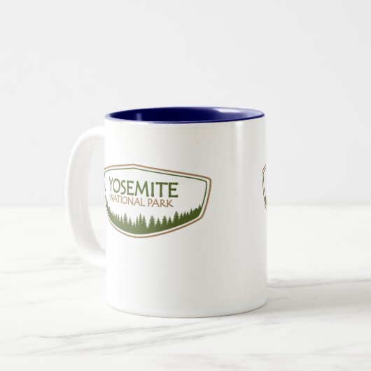 Nationaal park Yosemite Tweekleurige Koffiemok (Voorkant links)