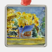 Nationaal park Yosemite: Valley Chapel Metalen Ornament (Voorkant)