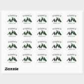 Nationaal park Yosemite Vierkante Sticker (Vel)
