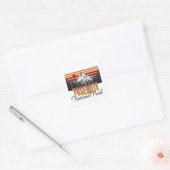 Nationaal park Yosemite Vierkante Sticker (Envelop)