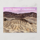 Nationaal park Zabriskie Point Death Valley Briefkaart (Voorkant)