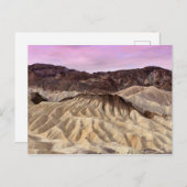 Nationaal park Zabriskie Point Death Valley Briefkaart (Voorkant / Achterkant)