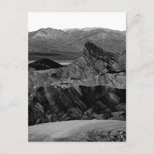 Nationaal park Zabriskie Point Death Valley Briefkaart (Voorkant)