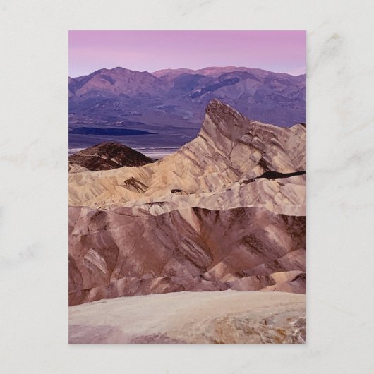 Nationaal park Zabriskie Point Death Valley Briefkaart (Voorkant)