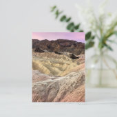 Nationaal park Zabriskie Point Death Valley Briefkaart (Staand voorkant)