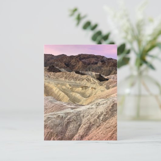 Nationaal park Zabriskie Point Death Valley Briefkaart (Staand voorkant)